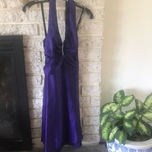 Open back cocktail dress